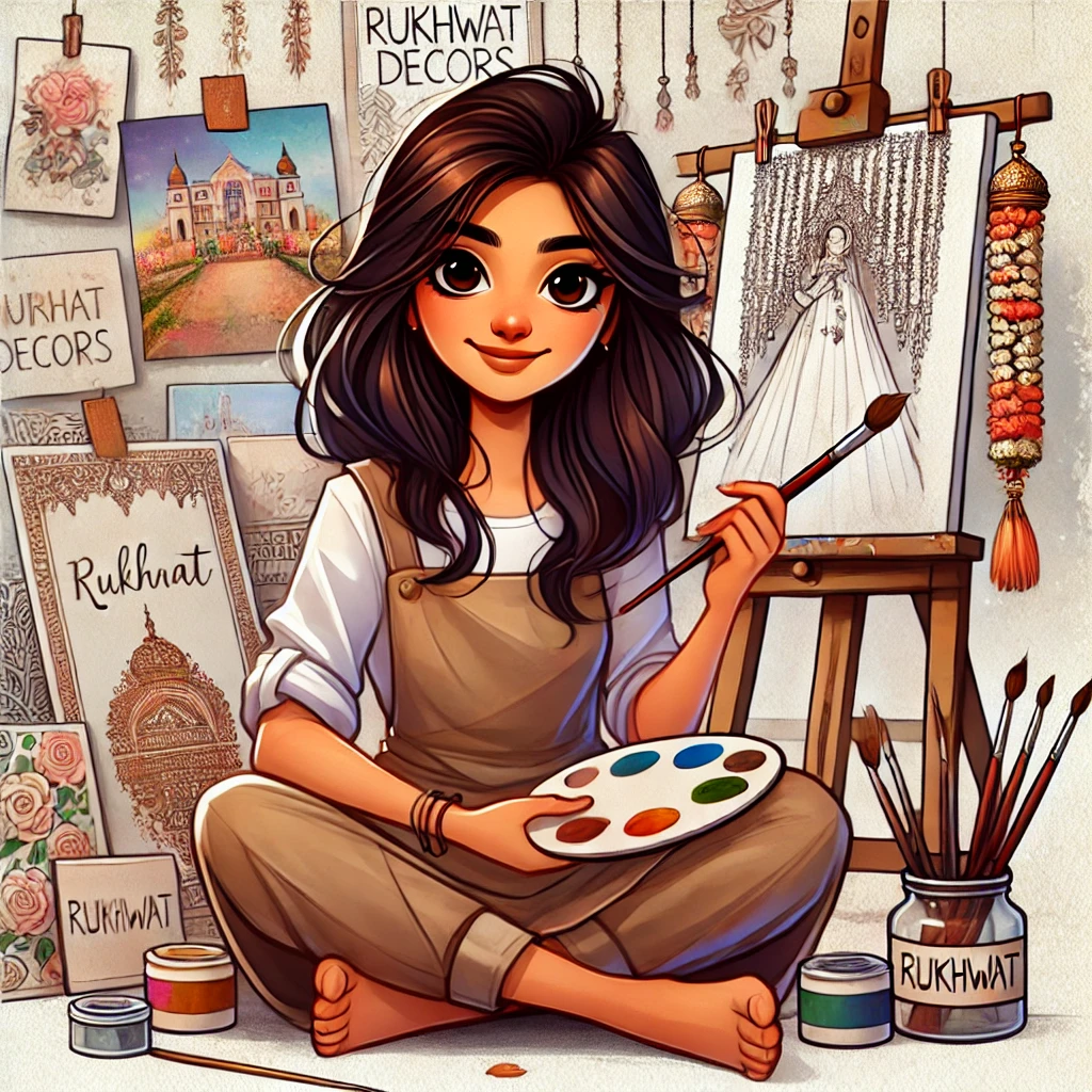 Cartoon Style Yamini Sawant